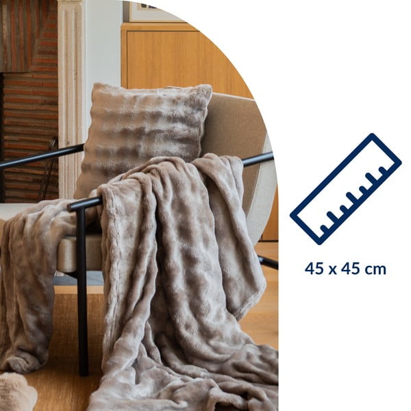 Mikroplüss díszpárna 45x45 cm Wave – Tiseco Home Studio-image-4