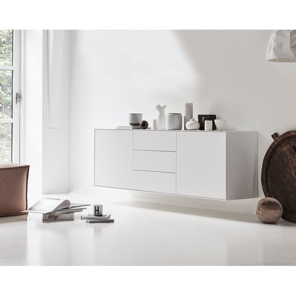 Fehér alacsony komód 180x59 cm Edge by Hammel - Hammel Furniture-image-1