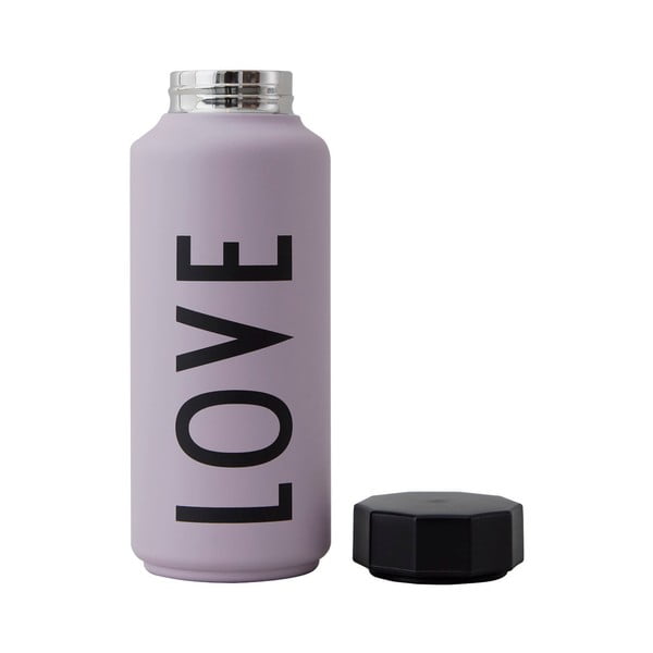 Love lila termosz, 500 ml - Design Letters-image-1