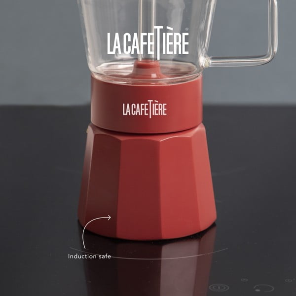 Piros rozsdamentes acél kávéfőző 0,29 l La Cafetiere Verona - Kitchen Craft-image-3