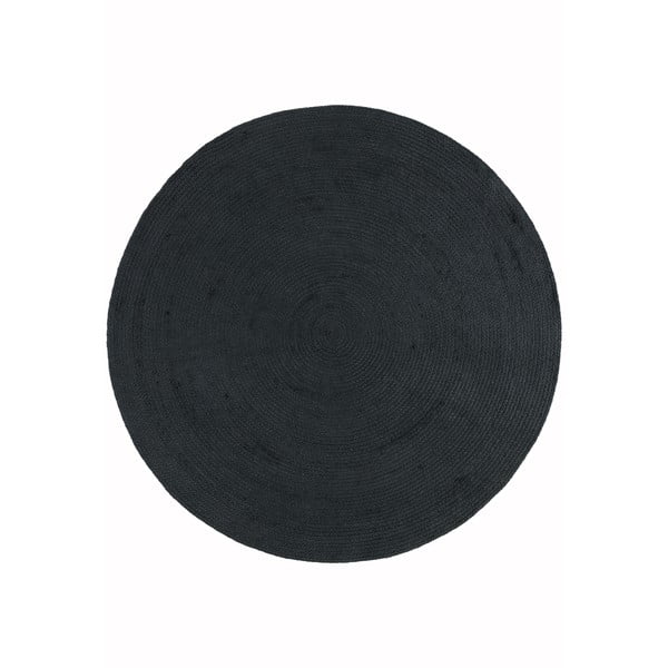 Nico fekete szőnyeg, ø 200 cm - Asiatic Carpets