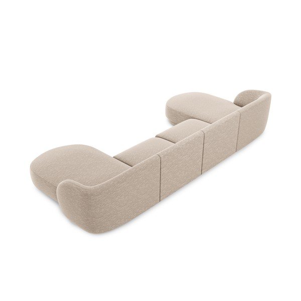 Bézs sarokkanapé Miley – Micadoni Home-image-4
