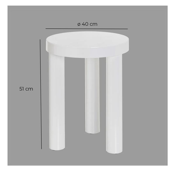 Kerek tárolóasztal ø 40 cm Dórica – Casa Selección-image-3