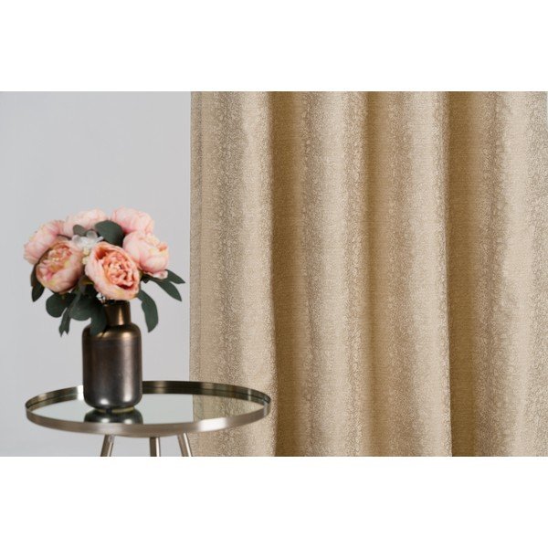 Bézs jacquard függöny 140x260 cm Marciano – Mendola Fabrics-image-3