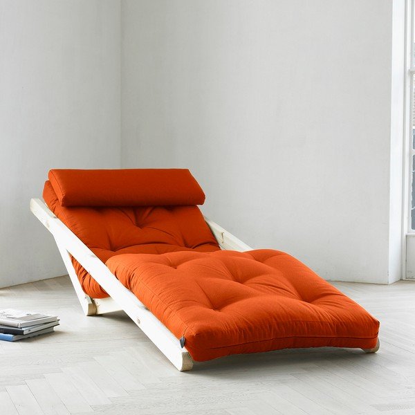 Figo Raw/Orange fekvőfotel, 70 cm - Karup-image-1