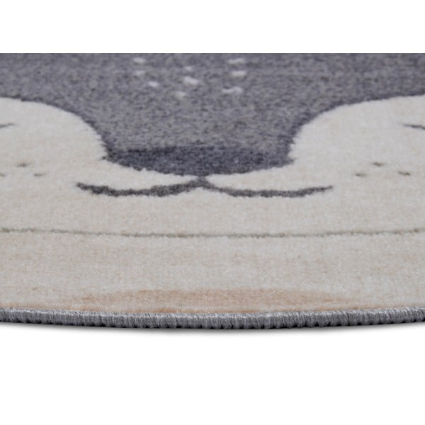 Szürke gyerek szőnyeg ø 140 cm Fox – Hanse Home-image-1