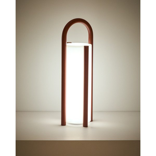 USB LED hordozható kültéri lámpa ø 16 cm Leros – Kave Home-image-3