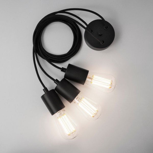 Cero Basic Merina fekete függőlámpa 3 izzóval - Bulb Attack-image-1