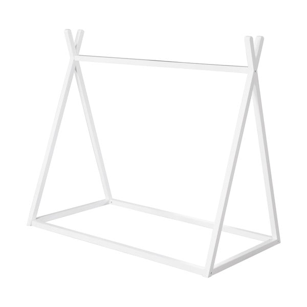 Fehér házikó alakú gyerekágy 70x140 cm Montessori – Roba