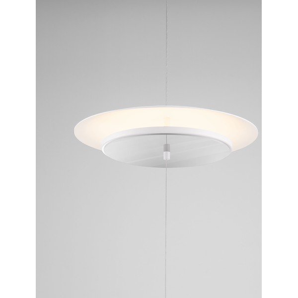 Matt fehér alumínium LED dimmelhető állólámpa (magasság 330 cm) Olos – Nova Luce-image-2