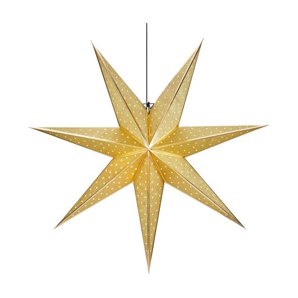 Glitter aranyszínű karácsonyi függő fénydekoráció, hosszúság 75 cm - Markslöjd