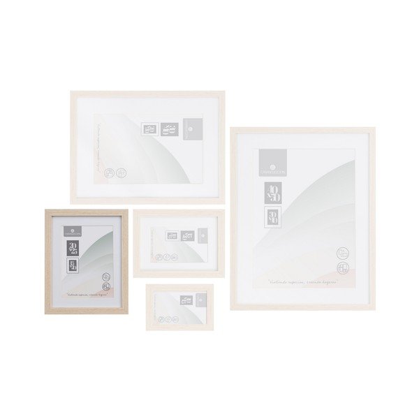 Natúr színű álló-fali képkeret 22,5x28 cm Sencillo – Casa Selección-image-1