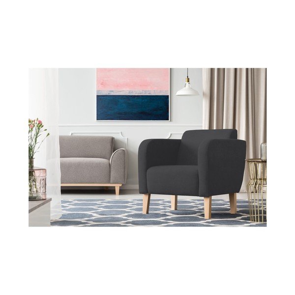 Swing sötétszürke fotel - Kooko Home-image-1