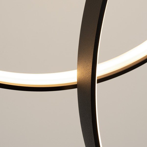 Fekete alumínium LED függőlámpa RIO – Thoro-image-4