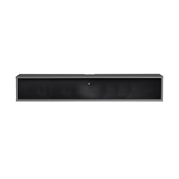 Fekete-antracitszürke TV-állvány 133x22 cm Mistral – Hammel Furniture