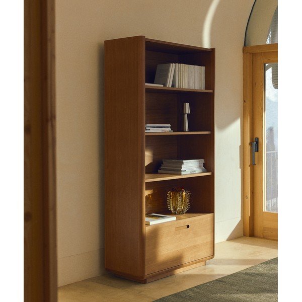 Narancssárga üveg kézzel készített váza (magasság 23 cm) Nicora – Kave Home-image-3