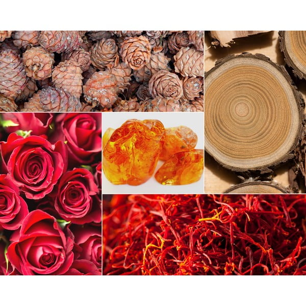 Illatos szójaviasz gyertya égési idő 60 ó Safran-Ambre Noir/Black Wood – Privé Home-image-3