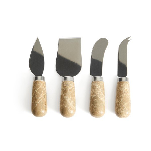Rozsdamentes acél sajtvágó kés készlet 4 db-os Adoma – Kave Home