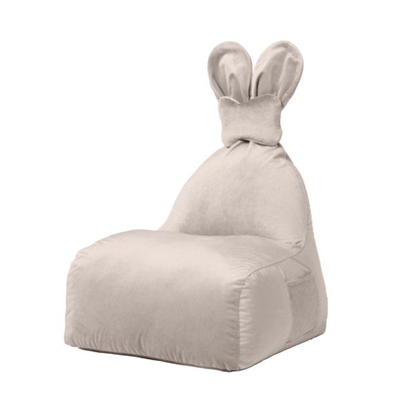 Bézs gyerek babzsák Funny Bunny – The Brooklyn Kids