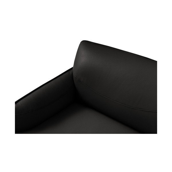 Neso fekete bőr fotel - Windsor & Co Sofas-image-4