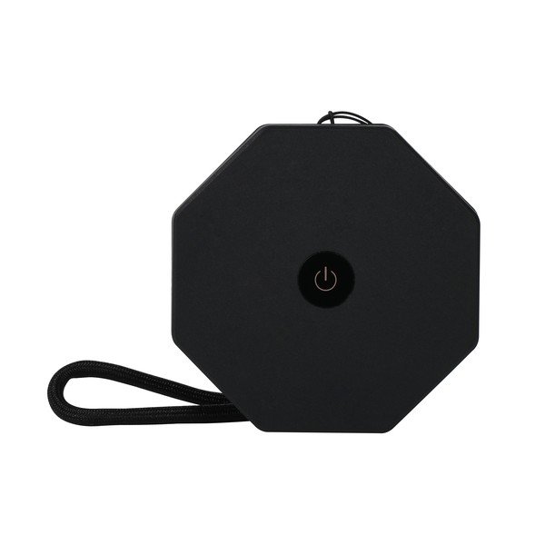 Fehér-fekete USB hordozható fénydekoráció ø 8 cm Twist – Gingko