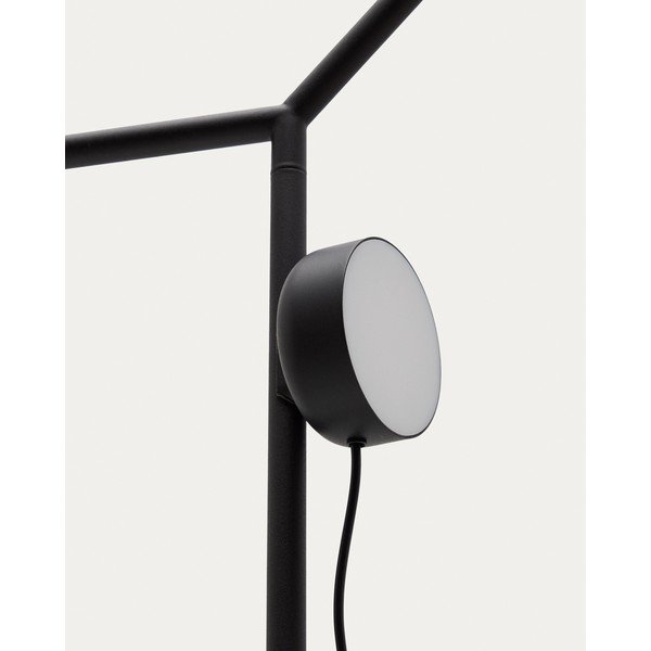 Fekete LED dimmelhető állólámpa (magasság 160 cm) Orey – Kave Home-image-4