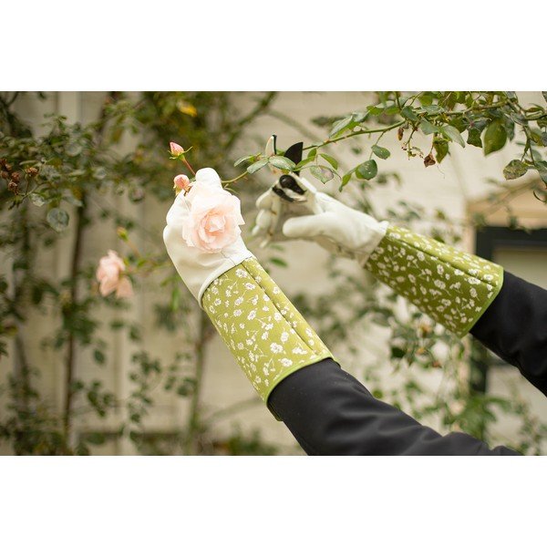 Kerti kesztyű kiterjesztett alkarvédelemmel, méret: M - Esschert Design-image-1