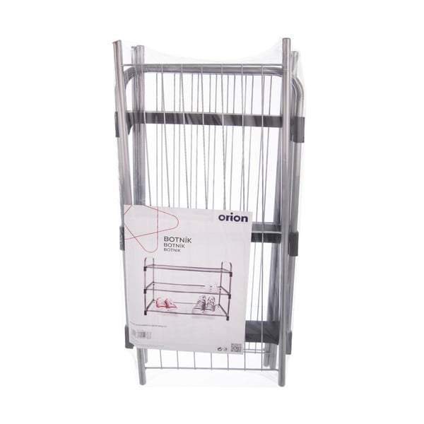 Ezüstszínű fém cipőtartó állvány – Orion-image-3