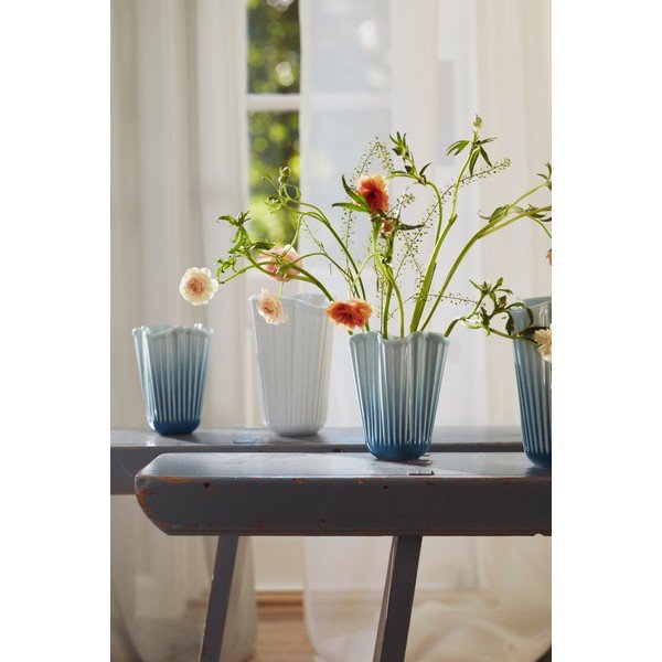 Világoskék kerámia váza (magasság 20,5 cm) Hammershøi – Kähler Design-image-3