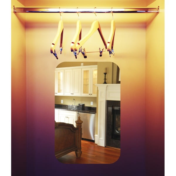 Rectangle tükör hatású öntapadós matrica, 42 x 27 cm - Ambiance-image-3