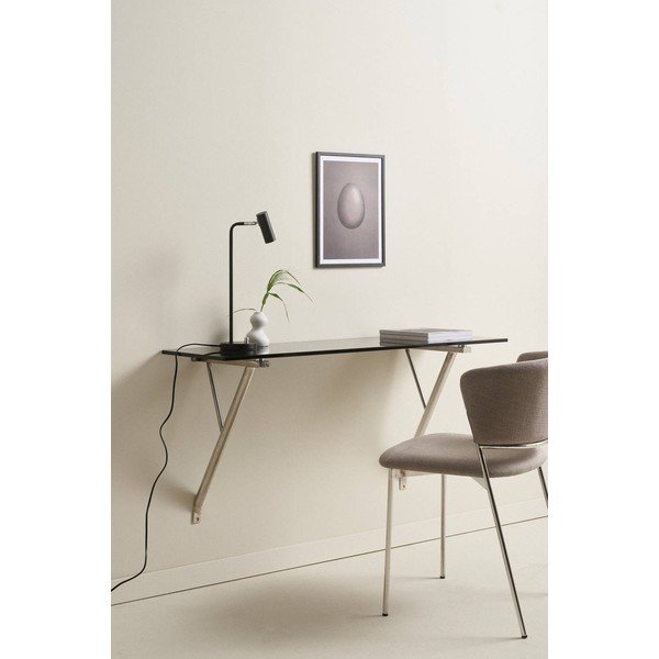 Függő fali íróasztal üveg asztallappal 40x120 cm Kullaberg – Jotex-image-1