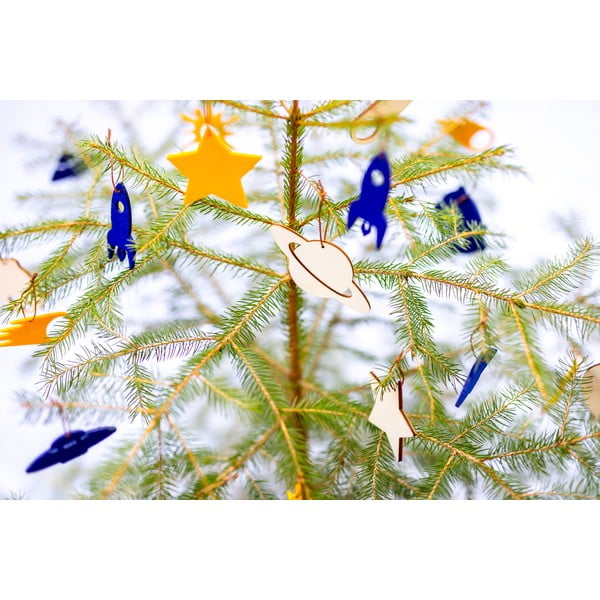 Medium 8 db-os fa karácsonyi dekoráció készlet - Spira-image-4