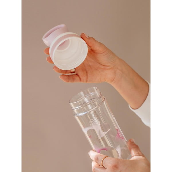 Lila-fehér vizespalack 800 ml Flow Wave - Equa-image-2