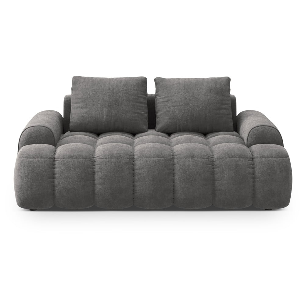 Szürke bársony kanapé 175 cm Linz  Cosmopolitan Design