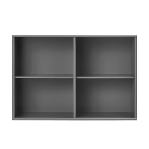 Antracitszürke függő könyvespolc 89x61 cm Mistral – Hammel Furniture