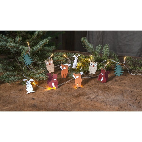 Fényfüzér karácsonyi mintával, izzók száma 10 db, hosszúság 180 cm Friends – Star Trading-image-3