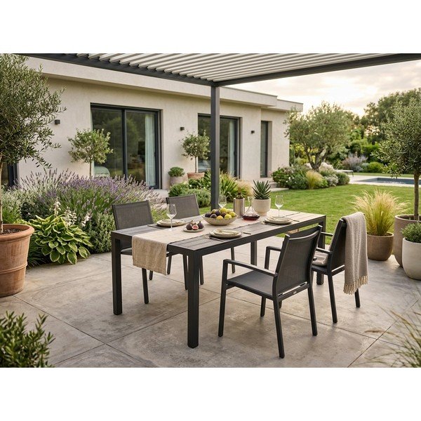 Viking kerti asztal artwood asztallappal, 90 x 205 cm - Bonami Selection-image-4