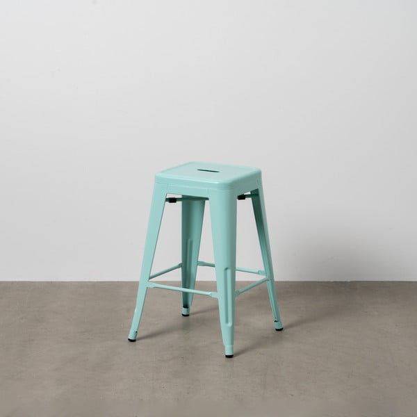 Türkiz fém bárszék szett 2 db-os (ülésmagasság 61 cm) – Ixia-image-1