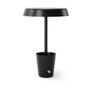 Matt fekete LED asztali lámpa (magasság 31 cm) Cup – Umbra