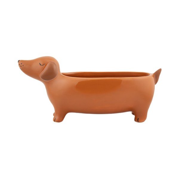 Kerámia kaspó Sausage Dog – Sass & Belle-image-3