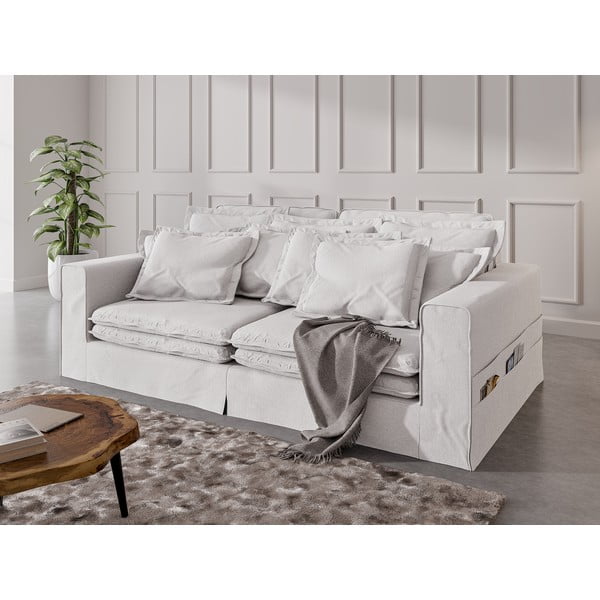 Fehér kanapé 236 cm Nora – Ropez-image-3