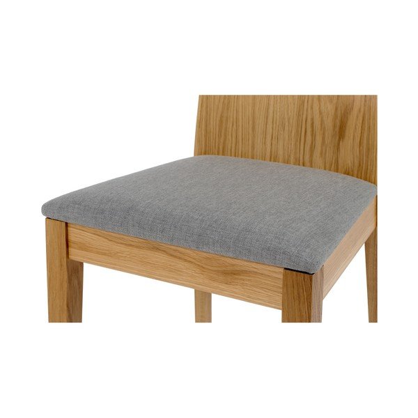 Niemi 2 db étkezőszék tömör tölgyfa szerkezettel - Woodman-image-3