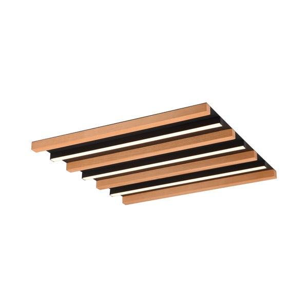 Fekete-natúr színű LED dimmelhető mennyezeti lámpa 6x46 cm Fontana – Trio-image-1