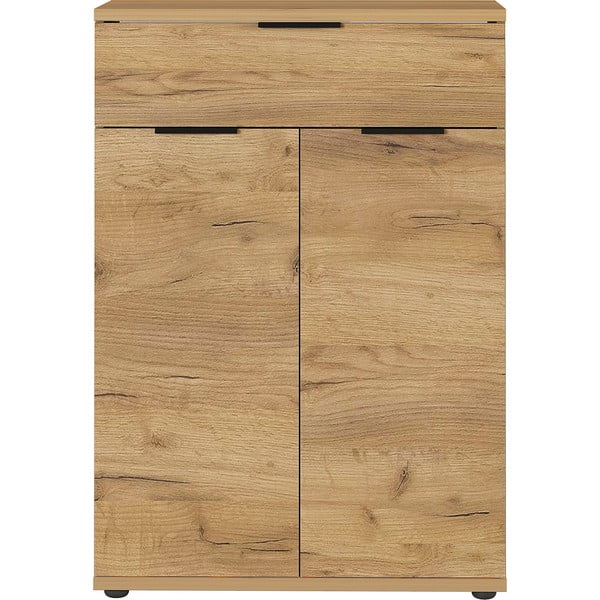 Fiókos cipőszekrény tölgyfa dekorral Fremont - Germania-image-2