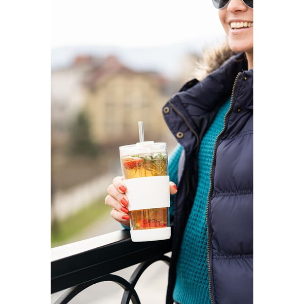 Fehér termobögre 600 ml Fuori – Vialli Design-image-4