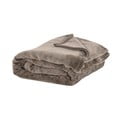 Szürkésbarna mikroplüss ágytakaró 220x240 cm Plaid – Tiseco Home Studio