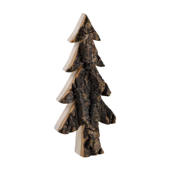 Bark fenyőfa alakú dekoráció fából, magasság 29,5 cm - Ego Dekor