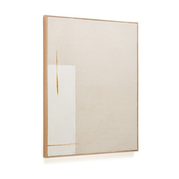 Kézzel festett keretezett-vászon kép 80x100 cm Salin – Kave Home