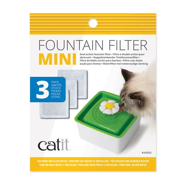 Szűrő szett itatókútba 3 db-os macskáknak Catit Mini Flower – Plaček Pet Products