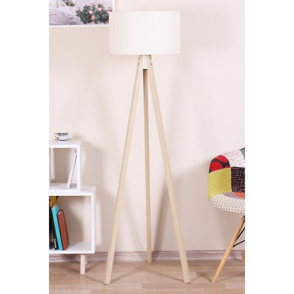 Bézs-természetes színű állólámpa - Magenta Home-image-1